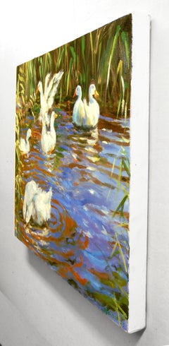 Serenity and Movement, Oil Painting