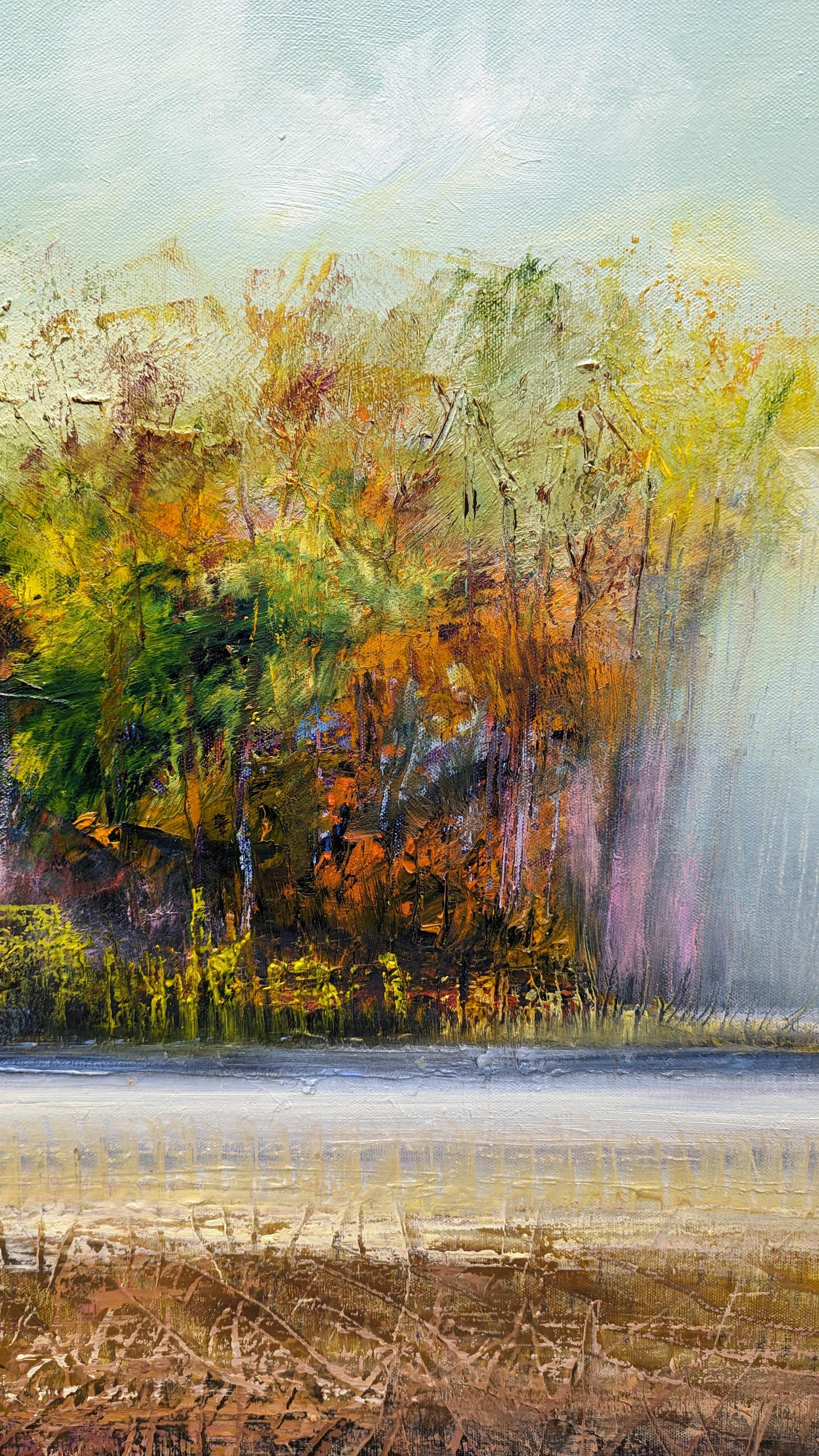 A Care Free Autumn, Oil Painting For Sale 1