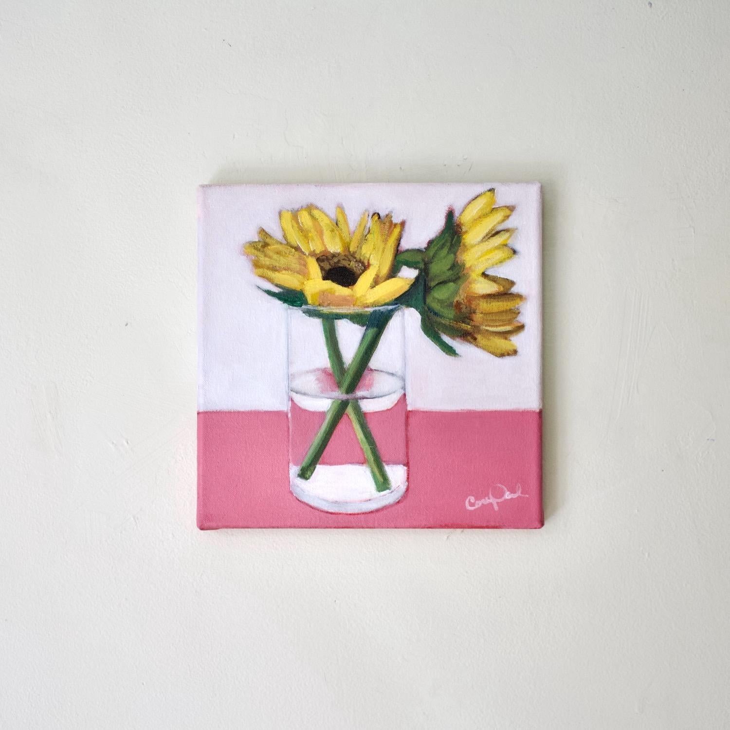 Sunflowers, Original Painting - Impressionist Art by Carey Parks