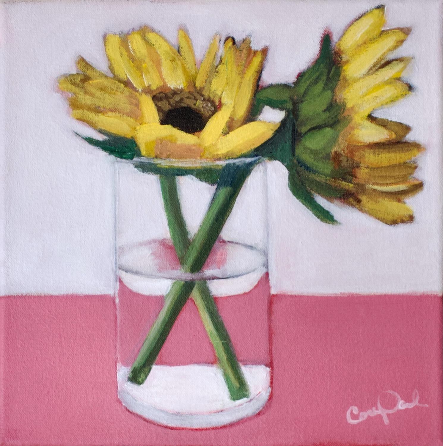 Sunflowers, Original Painting - Art by Carey Parks