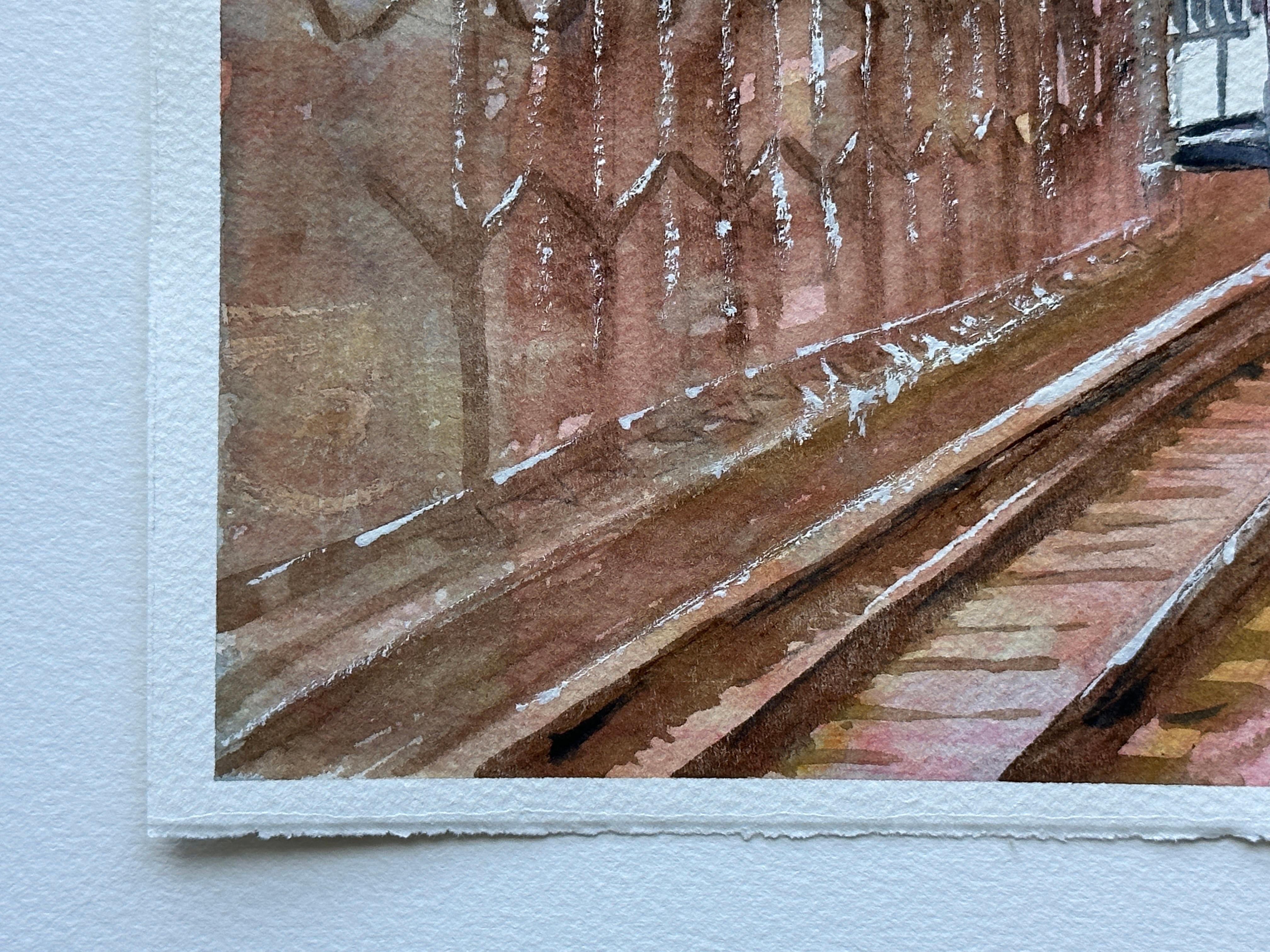 Commute, Original Painting - Impressionist Art by Maurice Dionne