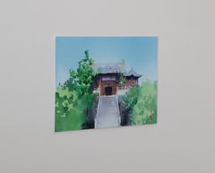 Watercolor Impressions of Chinese Architecture 8, Original Painting