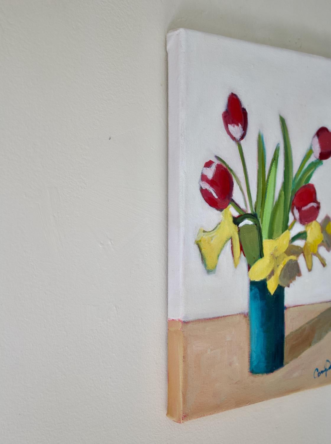 Fleurs de printemps, peinture d'origine - Painting de Carey Parks