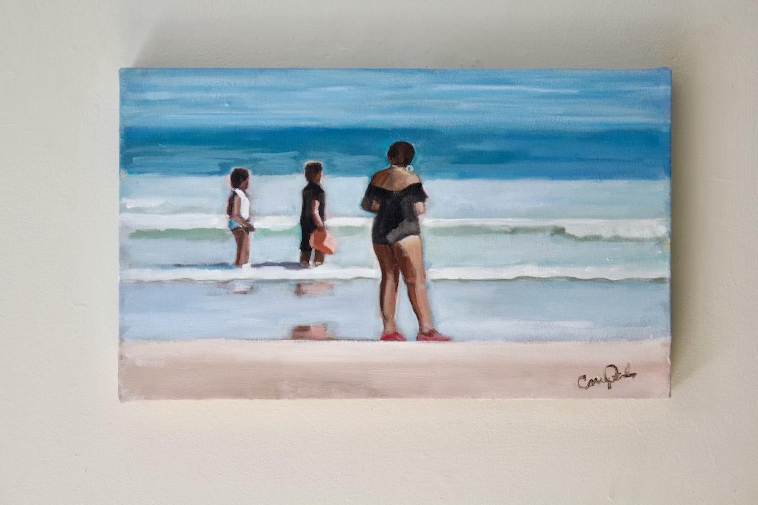 Waiting for the Waves, Original Painting For Sale 1
