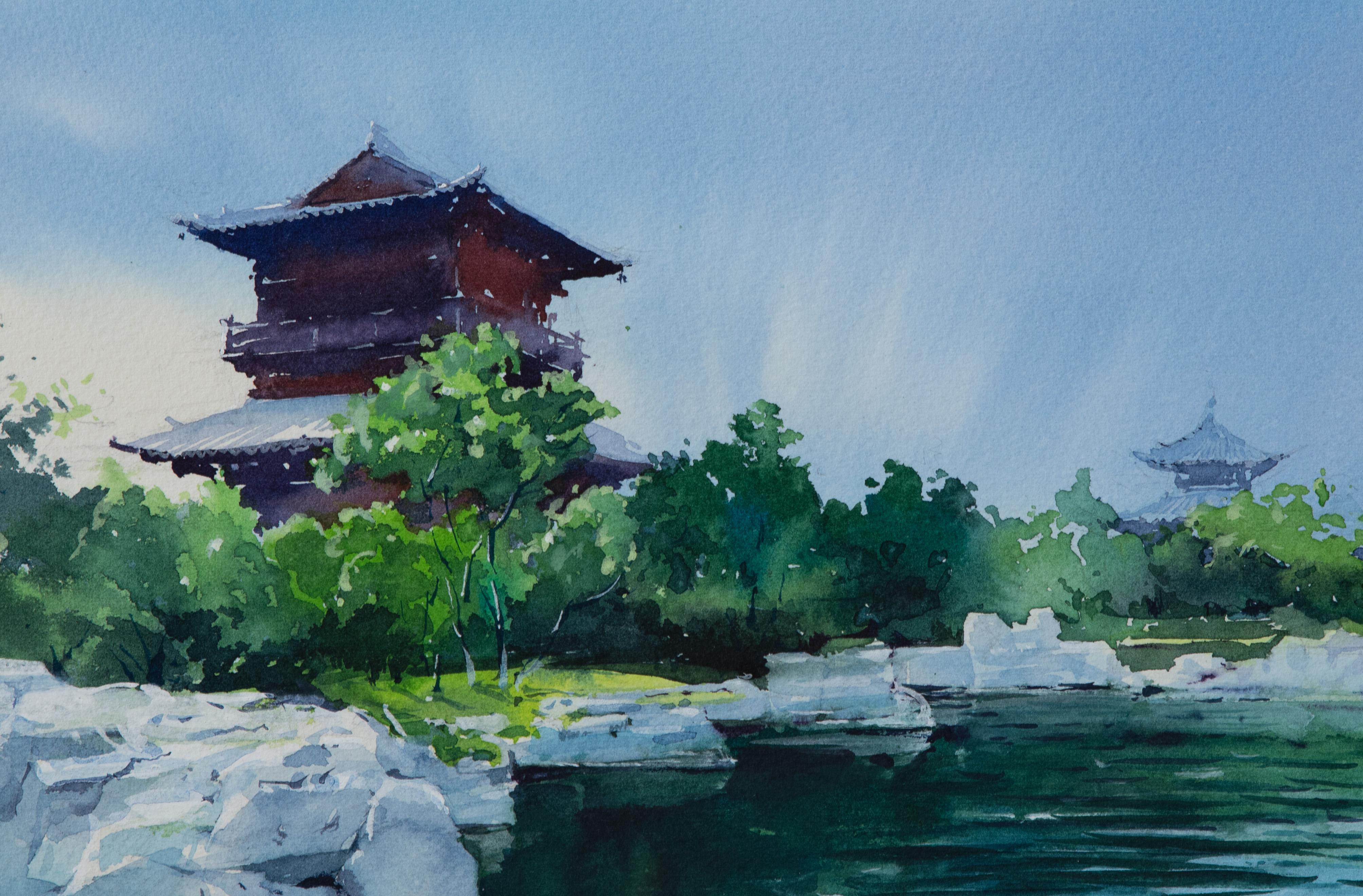 <p>Artist Comments<br>Artist Siyuan Ma depicts the Shanhua Temple, located inside the ancient city of Datong in Shanxi Provinceâ€“a key cultural relic under state-level protection. 
