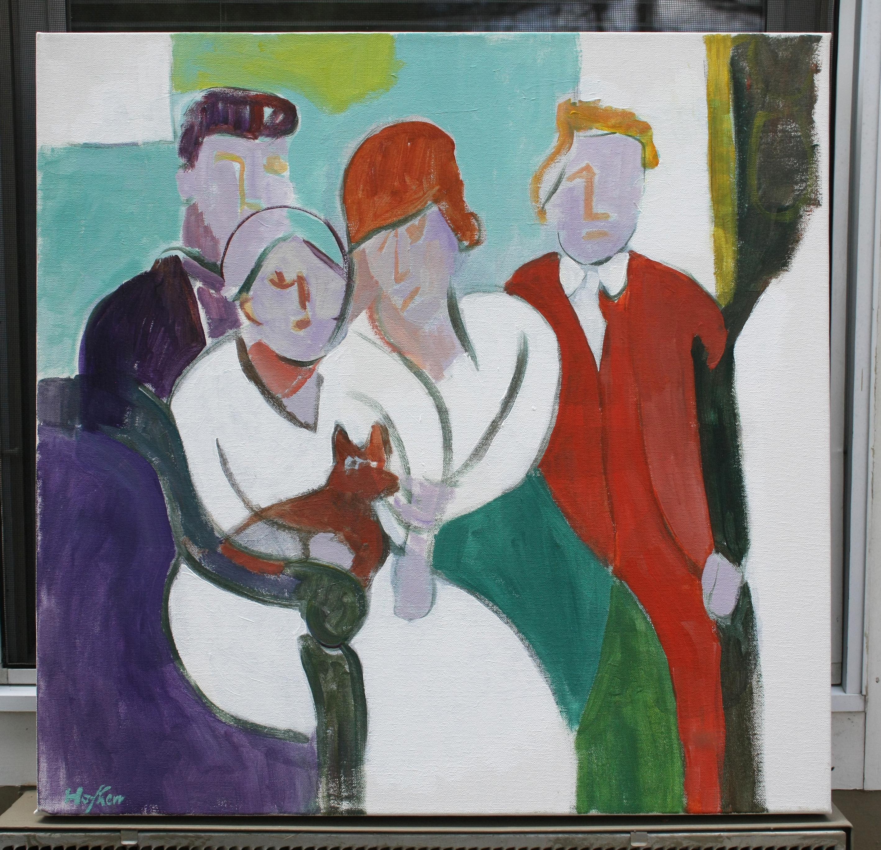 Familienbande, Originalgemälde (Expressionismus), Painting, von Robert Hofherr