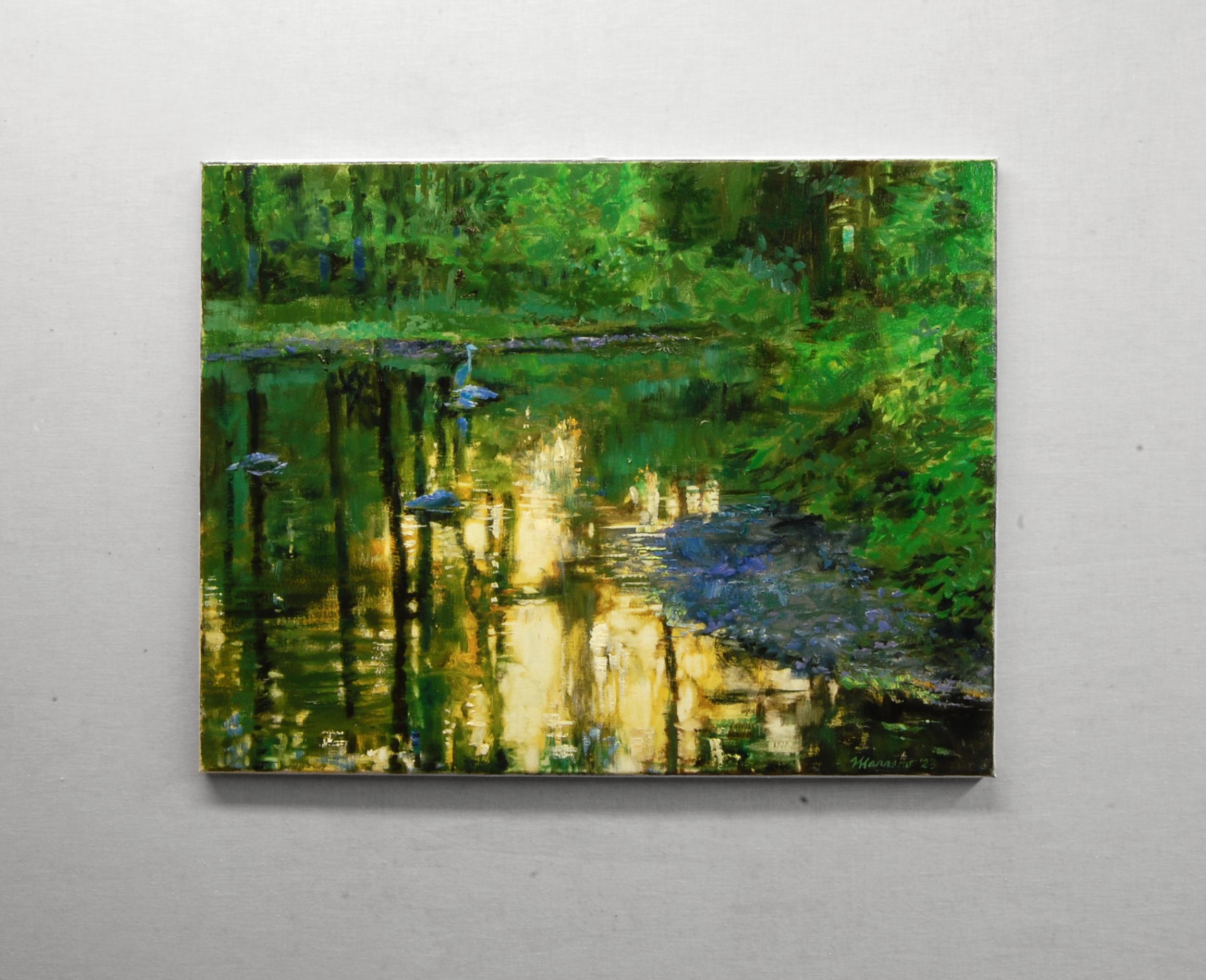 <p>Artist Comments<br>Artist Onelio Marrero captures a sense of serenity, referencing a gentle river near his home. 