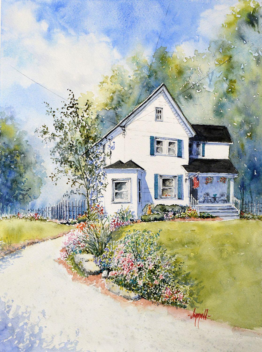 Garden Show, Original Painting - Art by Judy Mudd