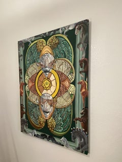 Two of Pentacles, Oil Painting