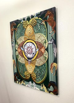 Ace of Pentacles, Oil Painting