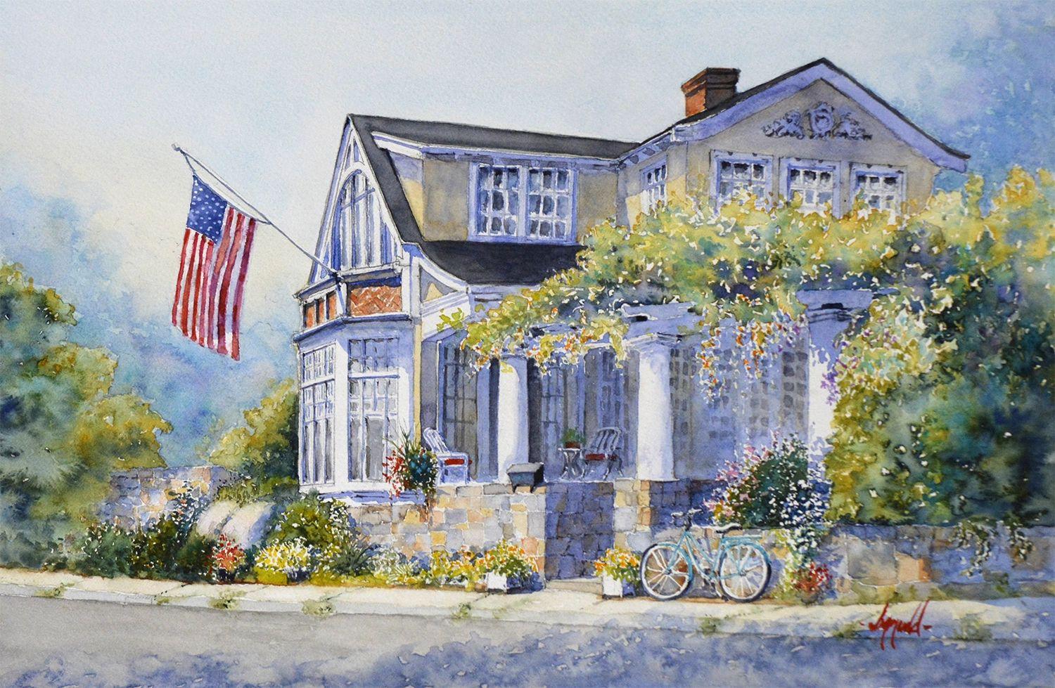 La beauté américaine, peinture originale - Art de Judy Mudd