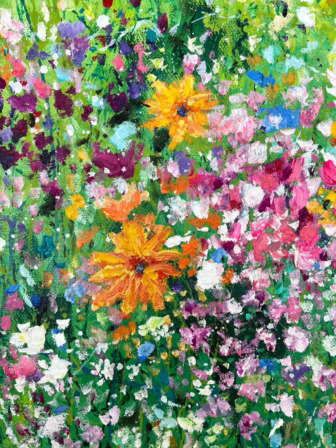 Chanel's Garden, Oil Painting - Impressionist Art by Jeff Fleming