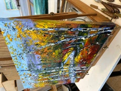 Sinfonía de colores, Pintura al óleo