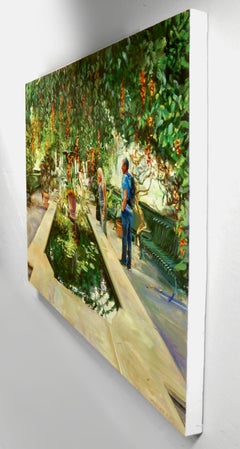 Festa per gli occhi, Pittura a olio