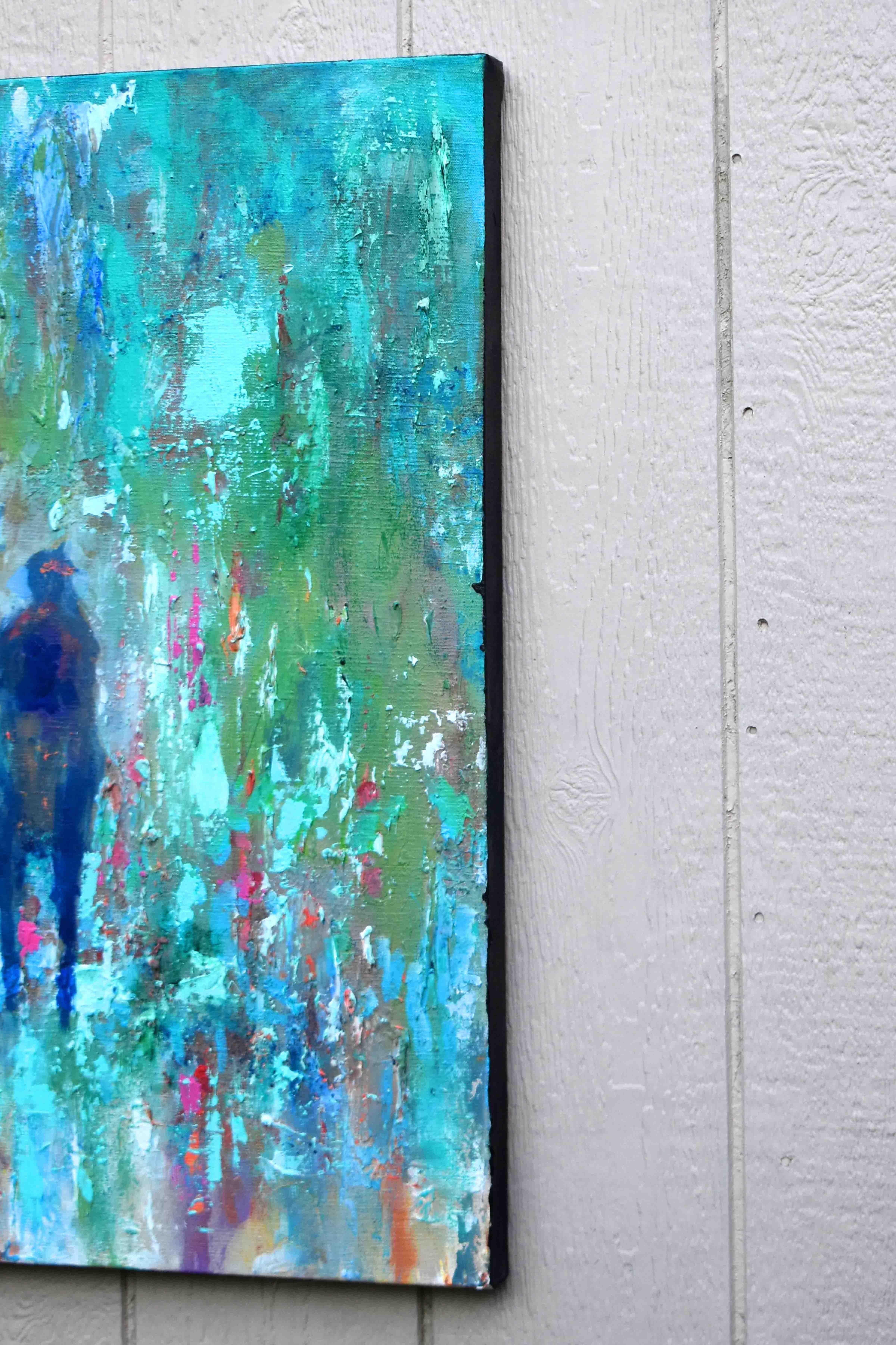A Meeting of Minds #3, Original Painting - Expressionist Art by Kip Decker