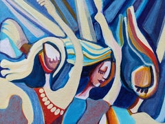 Dancing with Friends, Original Painting