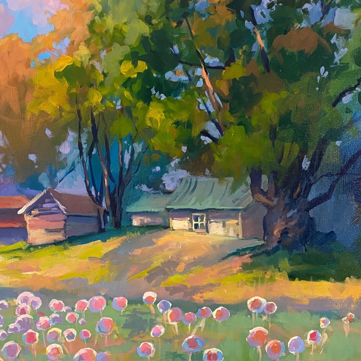 Sri Rao - Living with Nature, Original Painting For Sale at 1stDibs