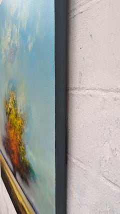 Fogliame d'autunno, pittura a olio