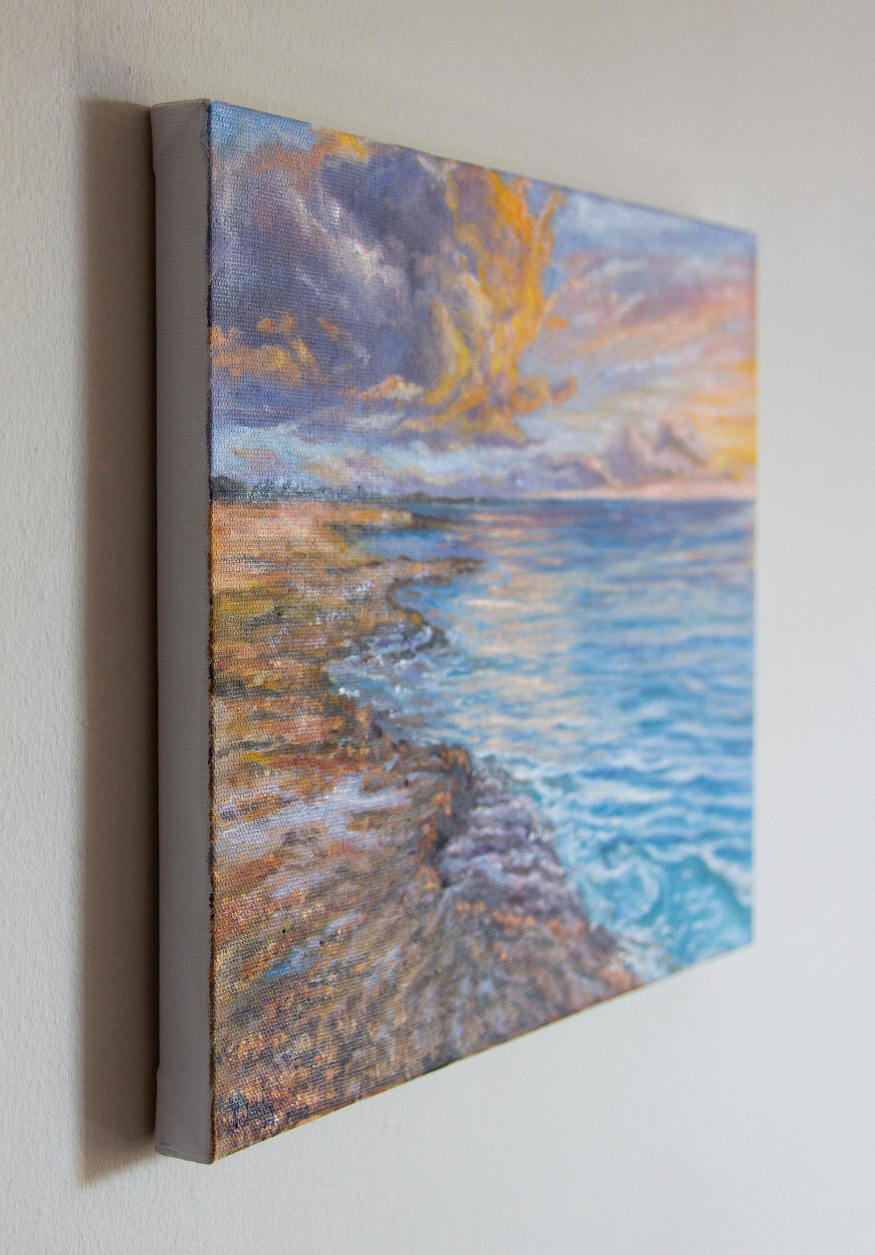 Magic Coast, Oil Painting - Impressionist Art by Olena Nabilsky