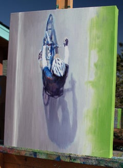 Cavalcata mattutina, Pittura a olio