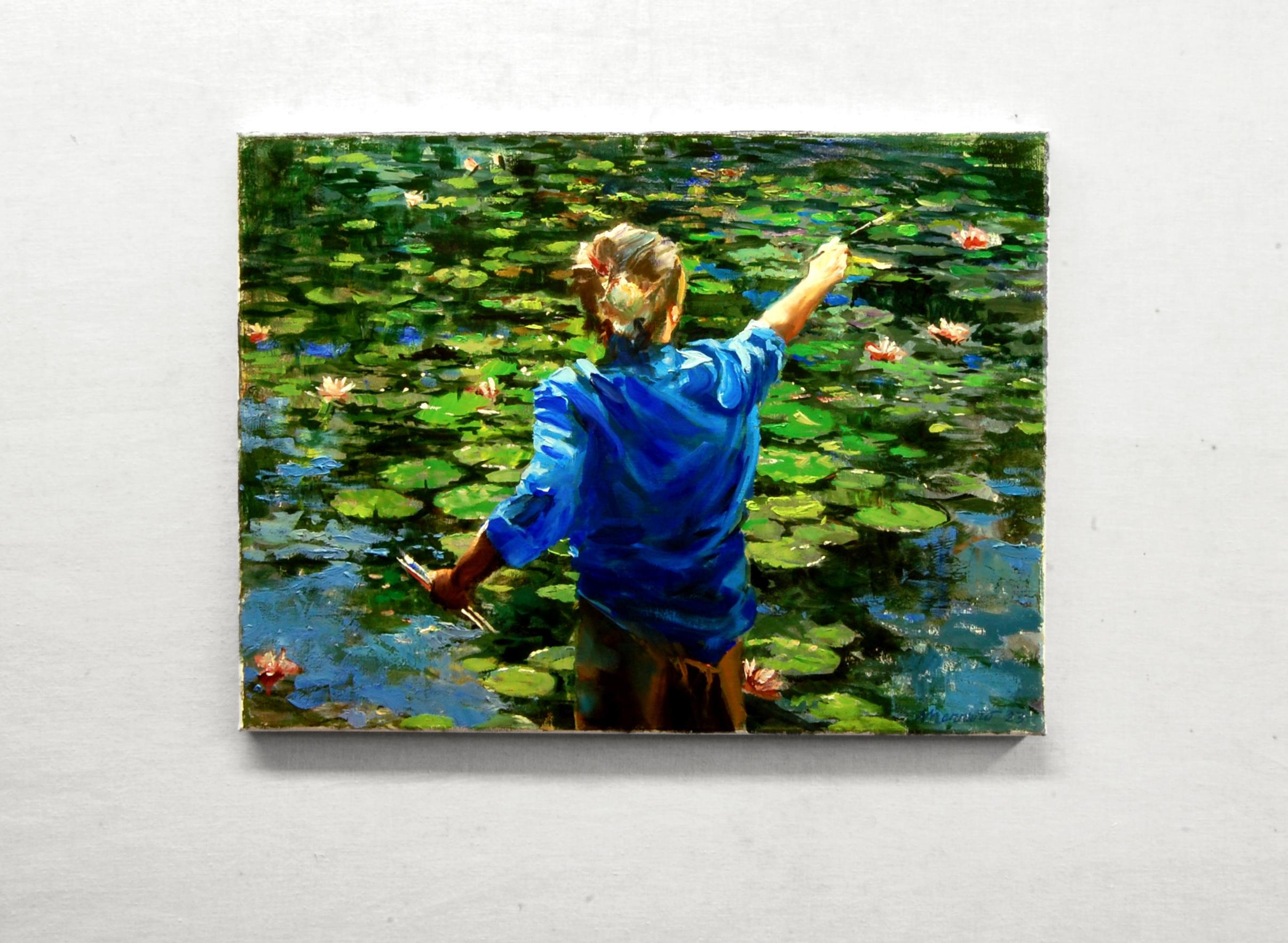 Homage To Monet, Ölgemälde (Impressionismus), Painting, von Onelio Marrero