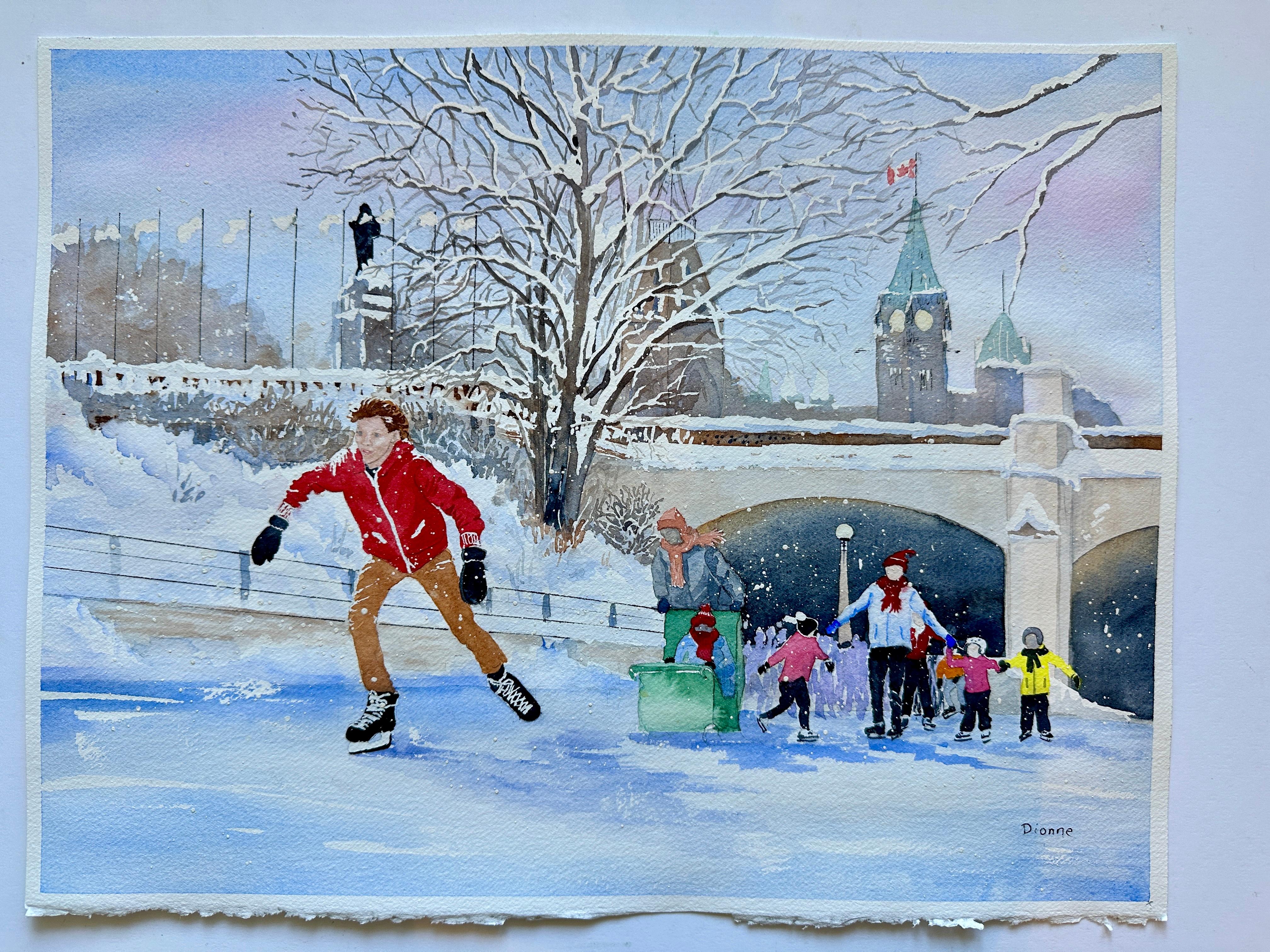 Beavertails?, Original Painting - Art by Maurice Dionne