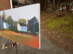 Farm in Afternoon Light, Original Painting