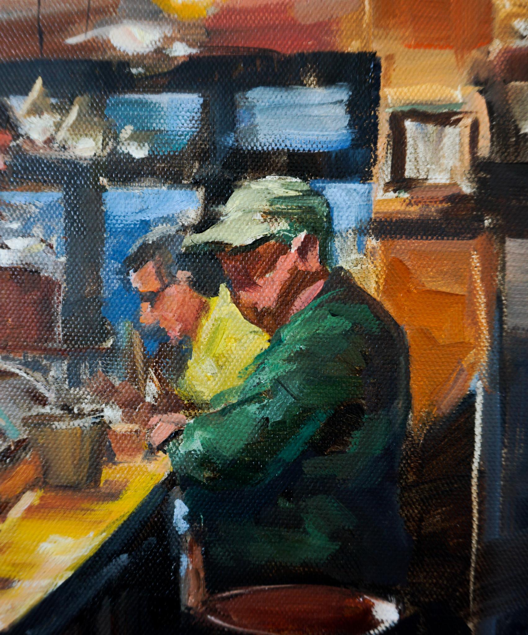 Churro Shop, Oil Painting For Sale 2