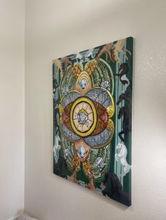 Seven of Pentacles, Oil Painting