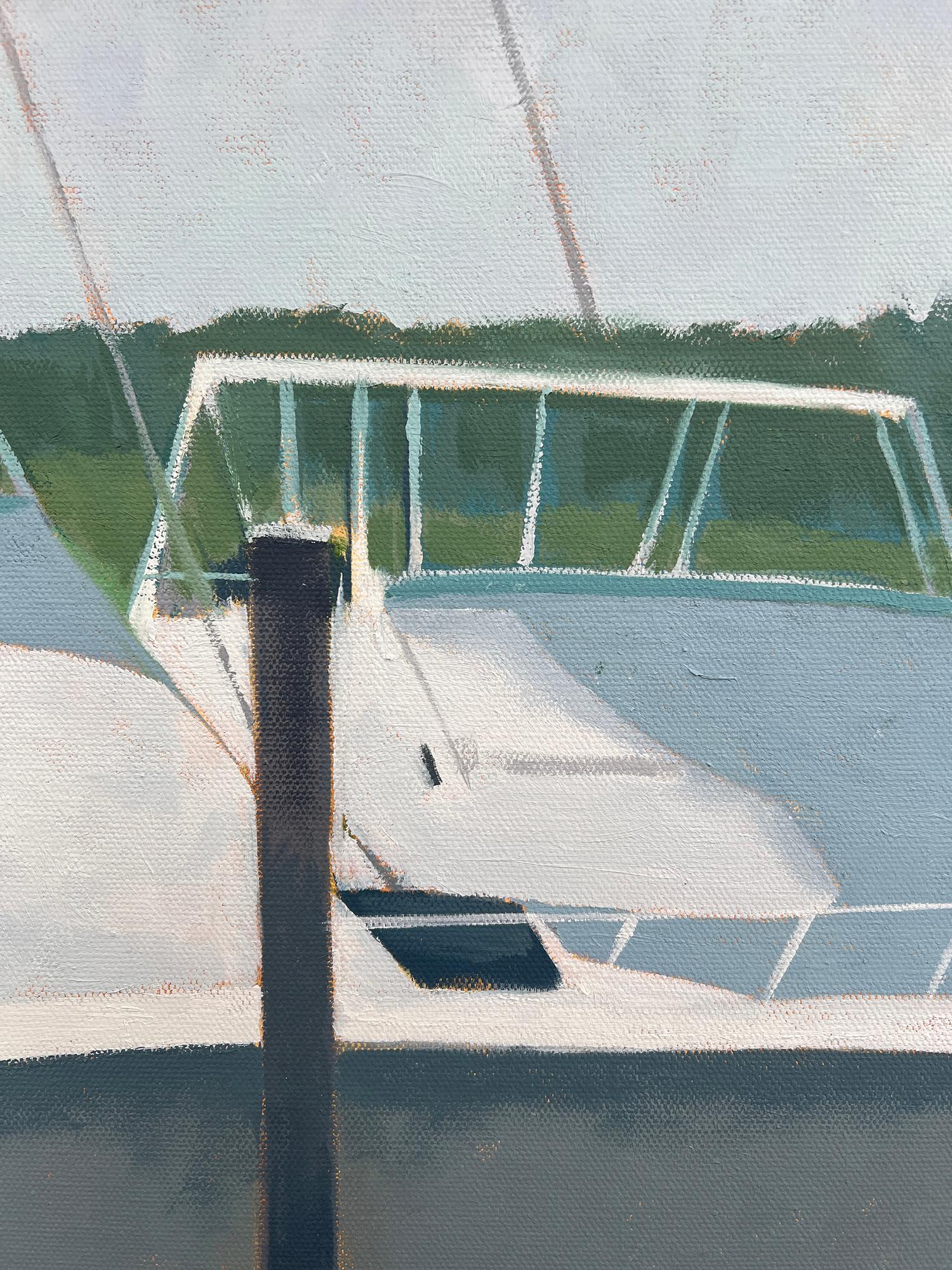 Boat Dock, Oil Painting For Sale 2
