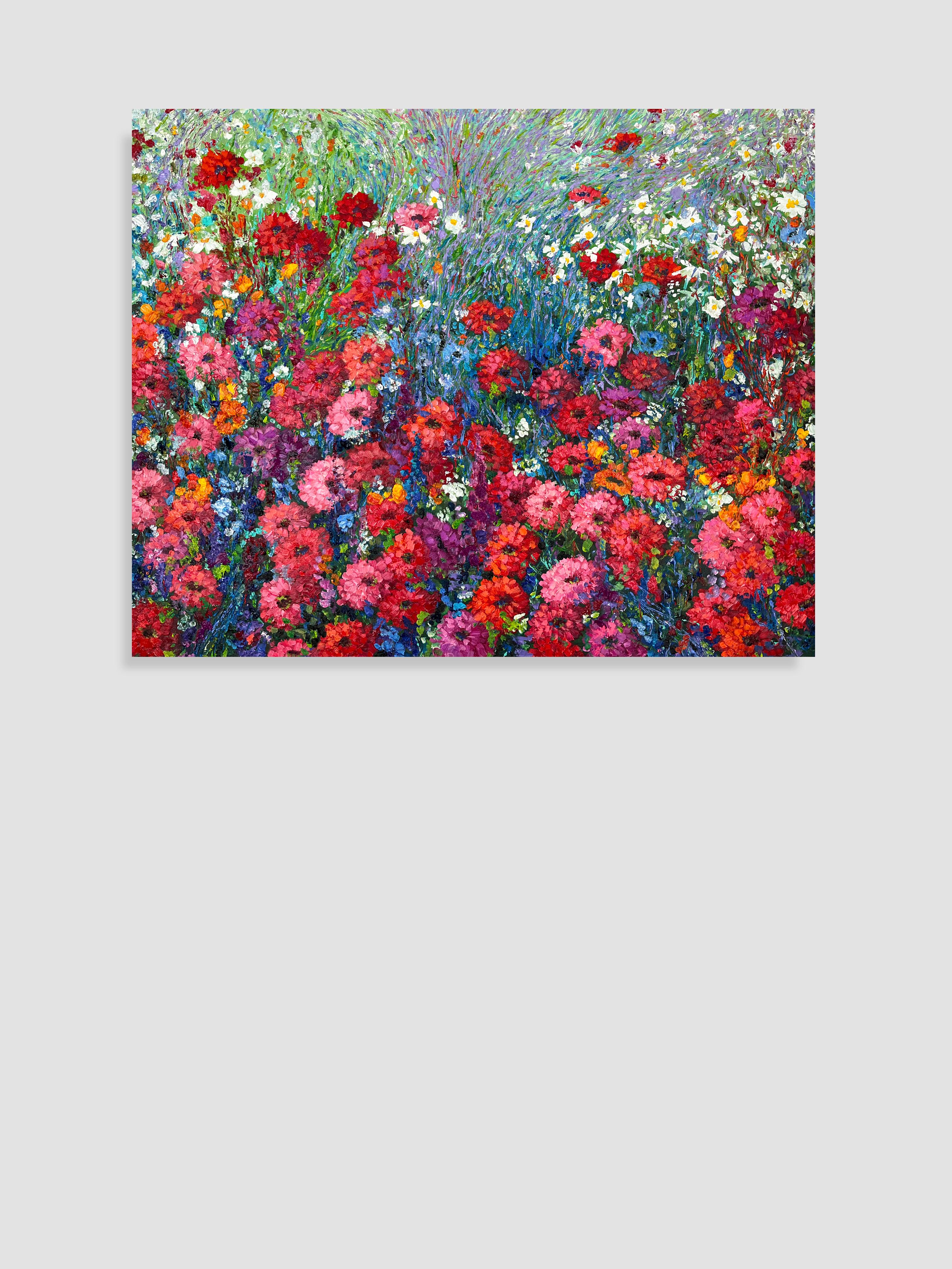 Bonjour Garden, Ölgemälde (Impressionismus), Painting, von Jeff Fleming