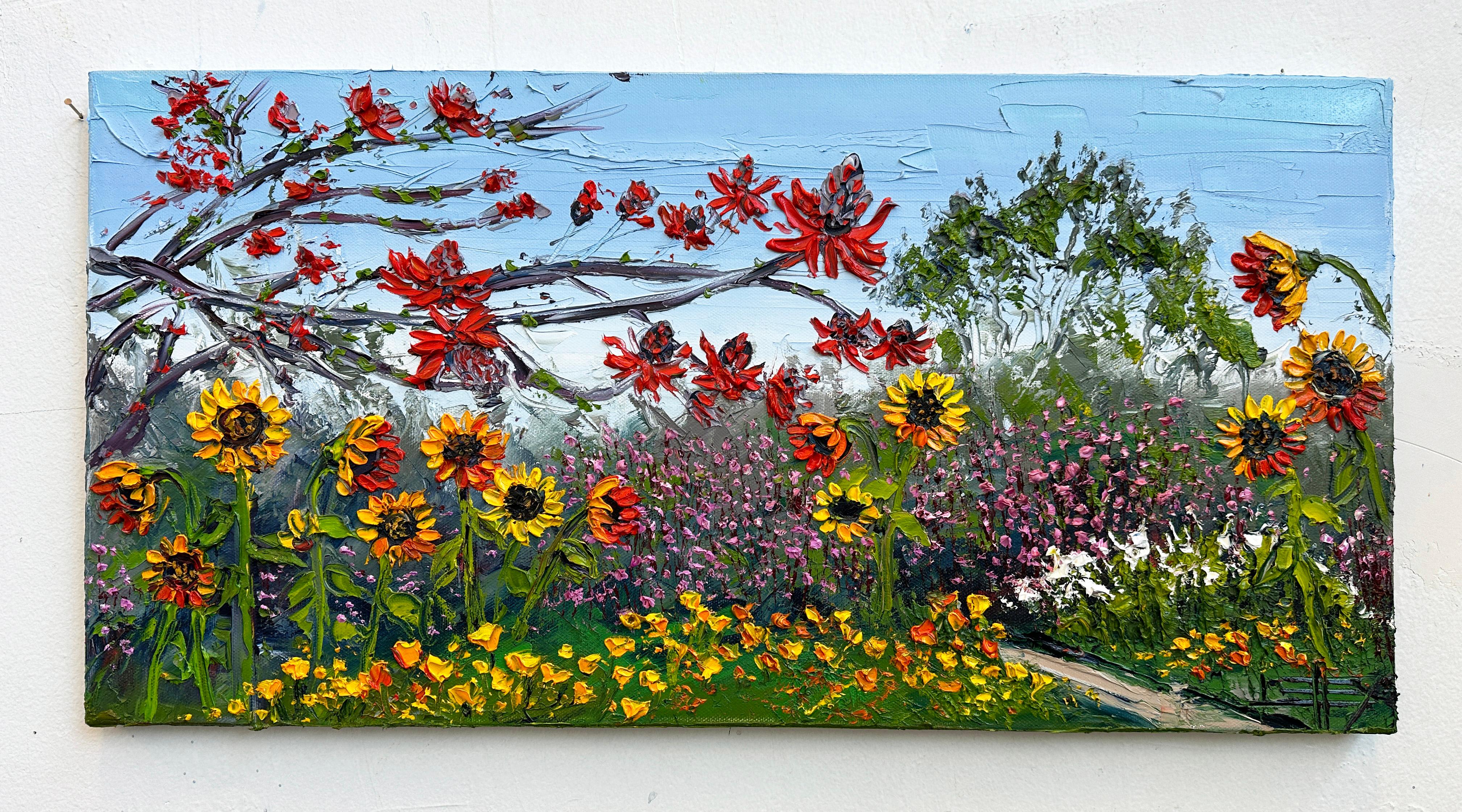 Garden Reverie, Ölgemälde (Impressionismus), Painting, von Lisa Elley