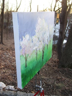 Spring on the Hillside, Original Painting