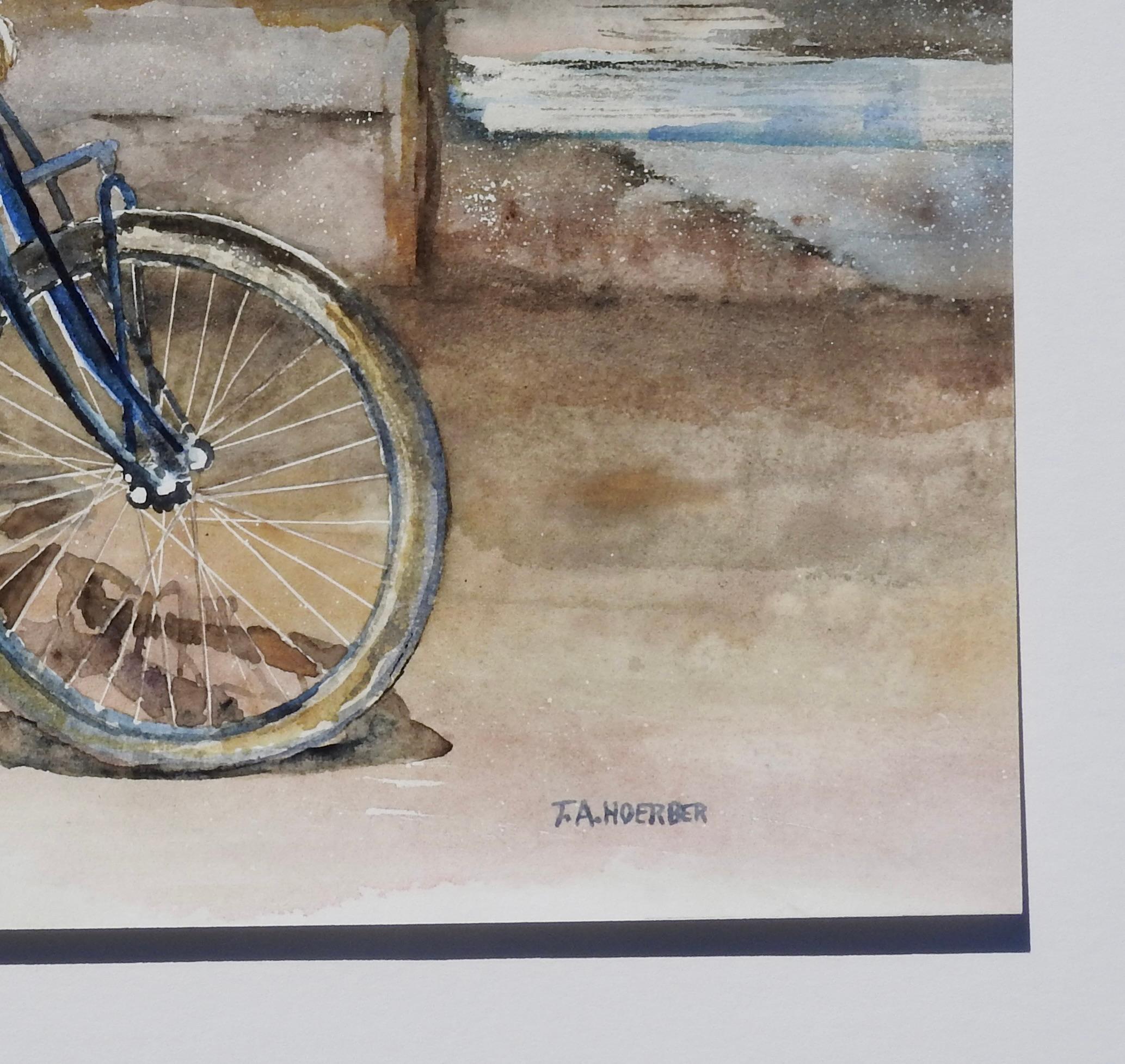 Indian Motorcycle, Original Painting - Art by Thomas Hoerber