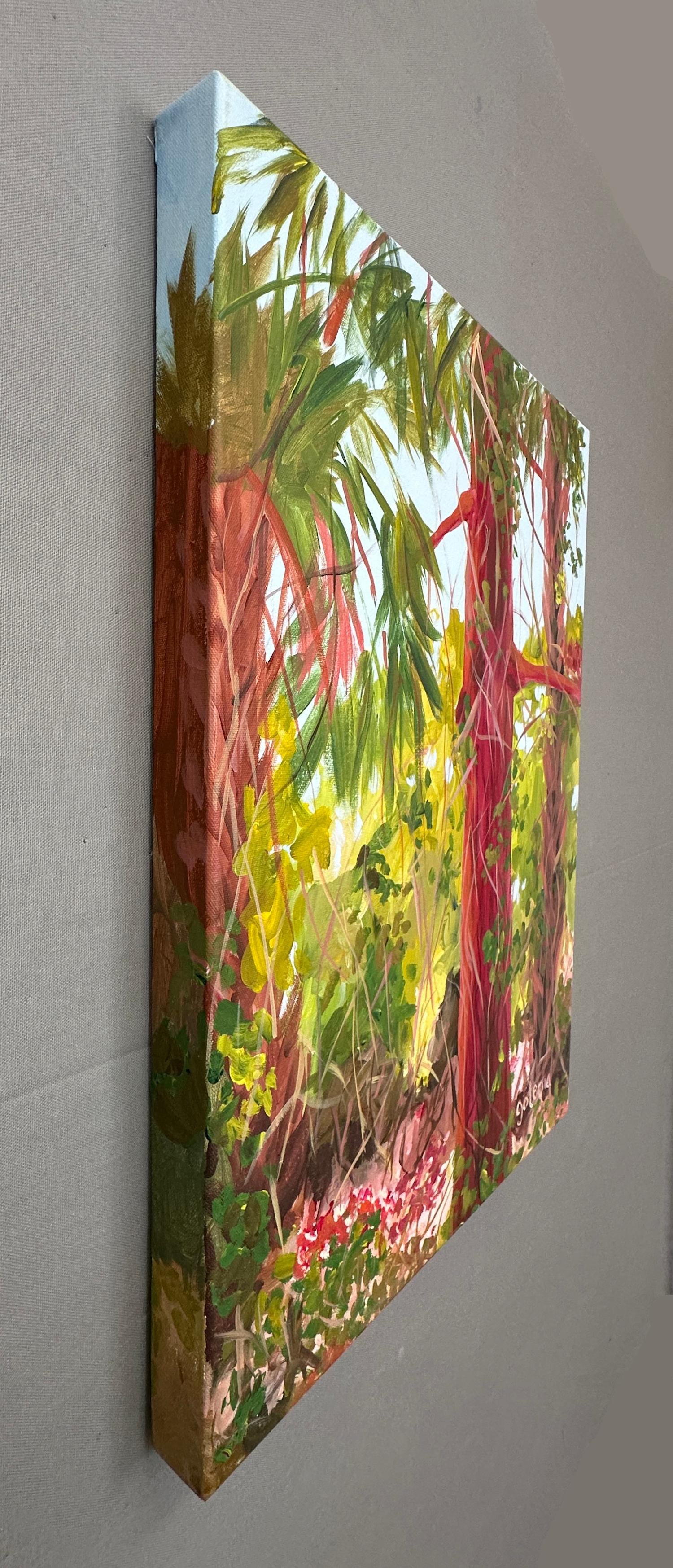 Longleaf Pine, Original Painting - Impressionist Art by JoAnn Golenia