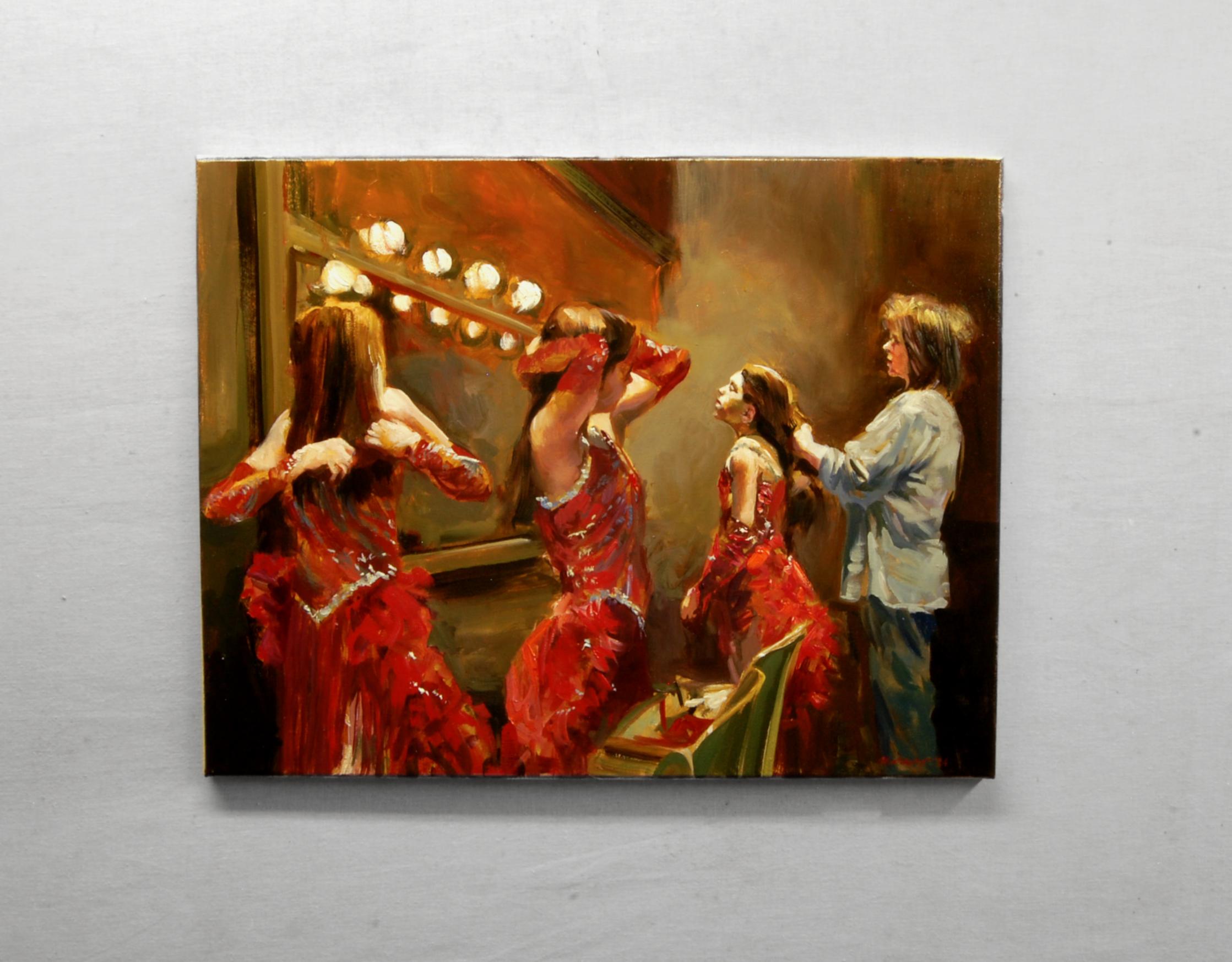 Fighting Time, Ölgemälde (Impressionismus), Painting, von Onelio Marrero