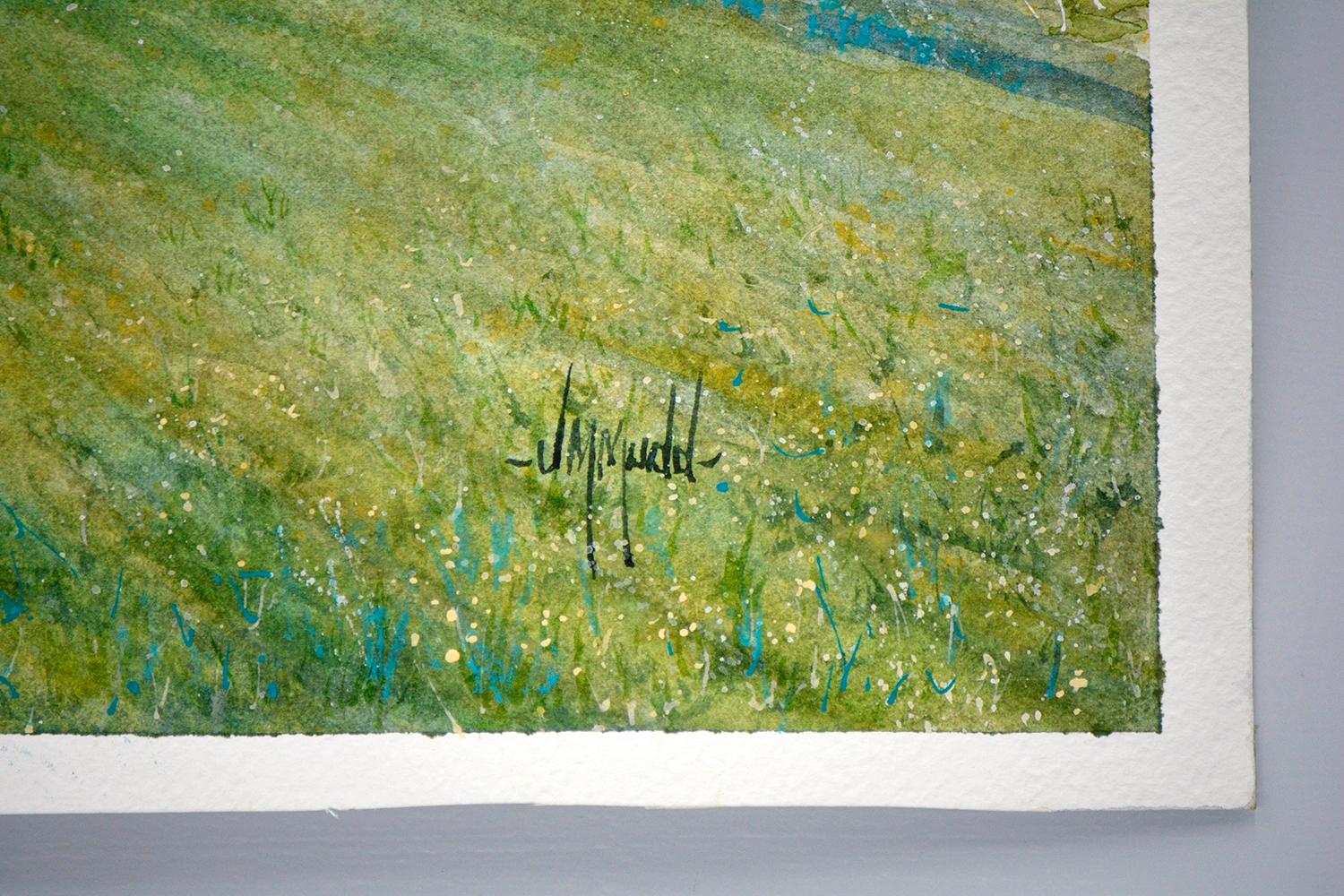Near Strasburg, peinture originale - Art de Judy Mudd