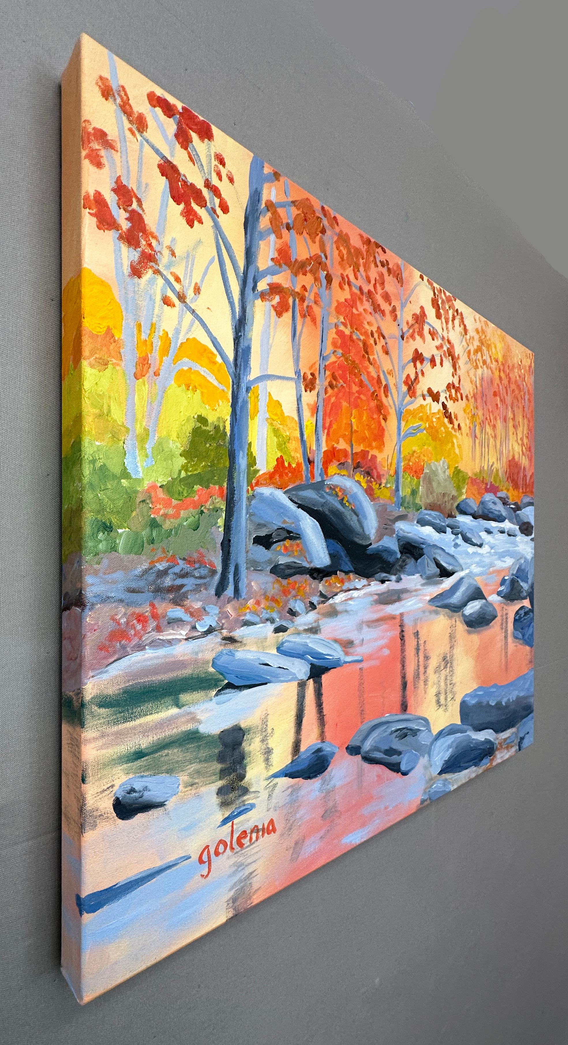 Delizia pomeridiana, dipinto originale - Art Impressionismo di JoAnn Golenia