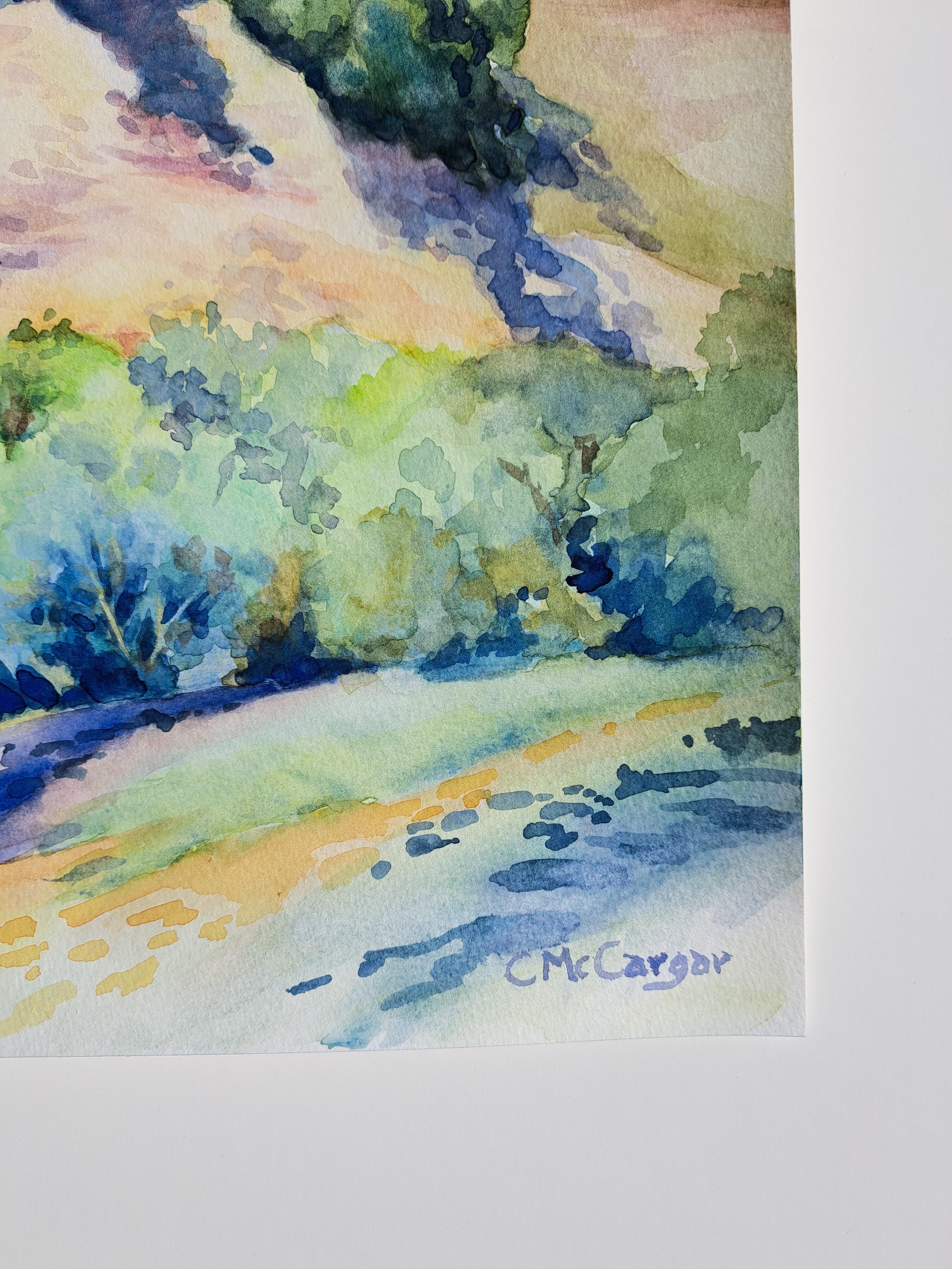 California Summer Hills, Pittura originale - Art Impressionismo di Catherine McCargar