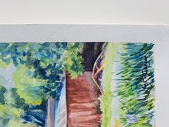 Red Barn in Diablo Foothills, Original Painting