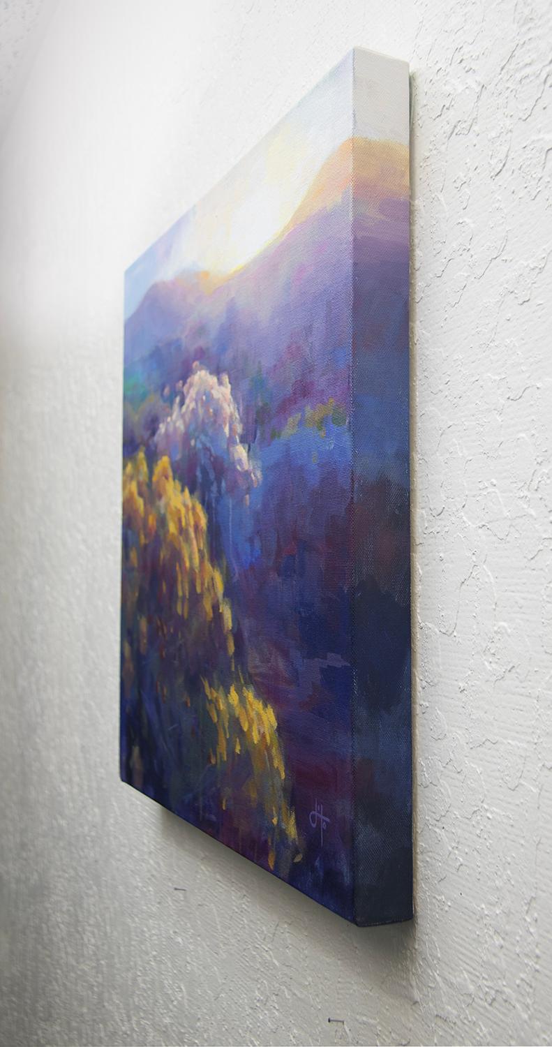 Shimmer, peinture originale - Impressionnisme Art par Jinny Tomozy