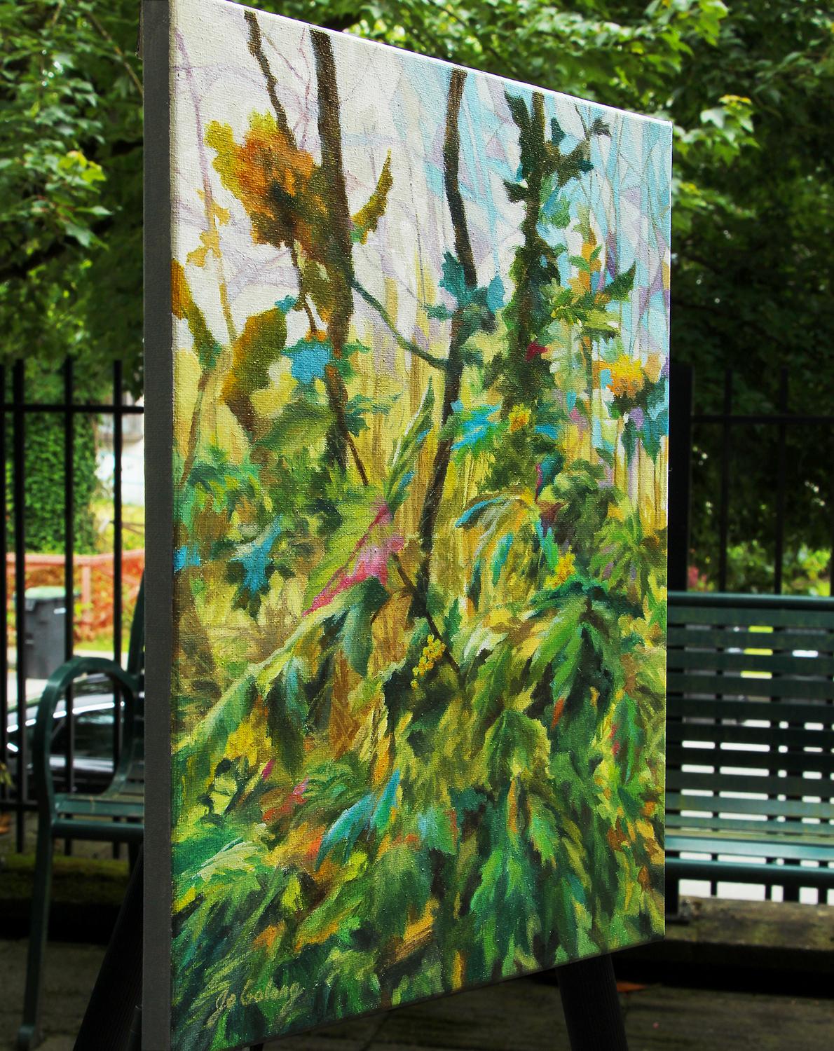 Wandteppich, Ölgemälde (Impressionismus), Art, von Jo Galang