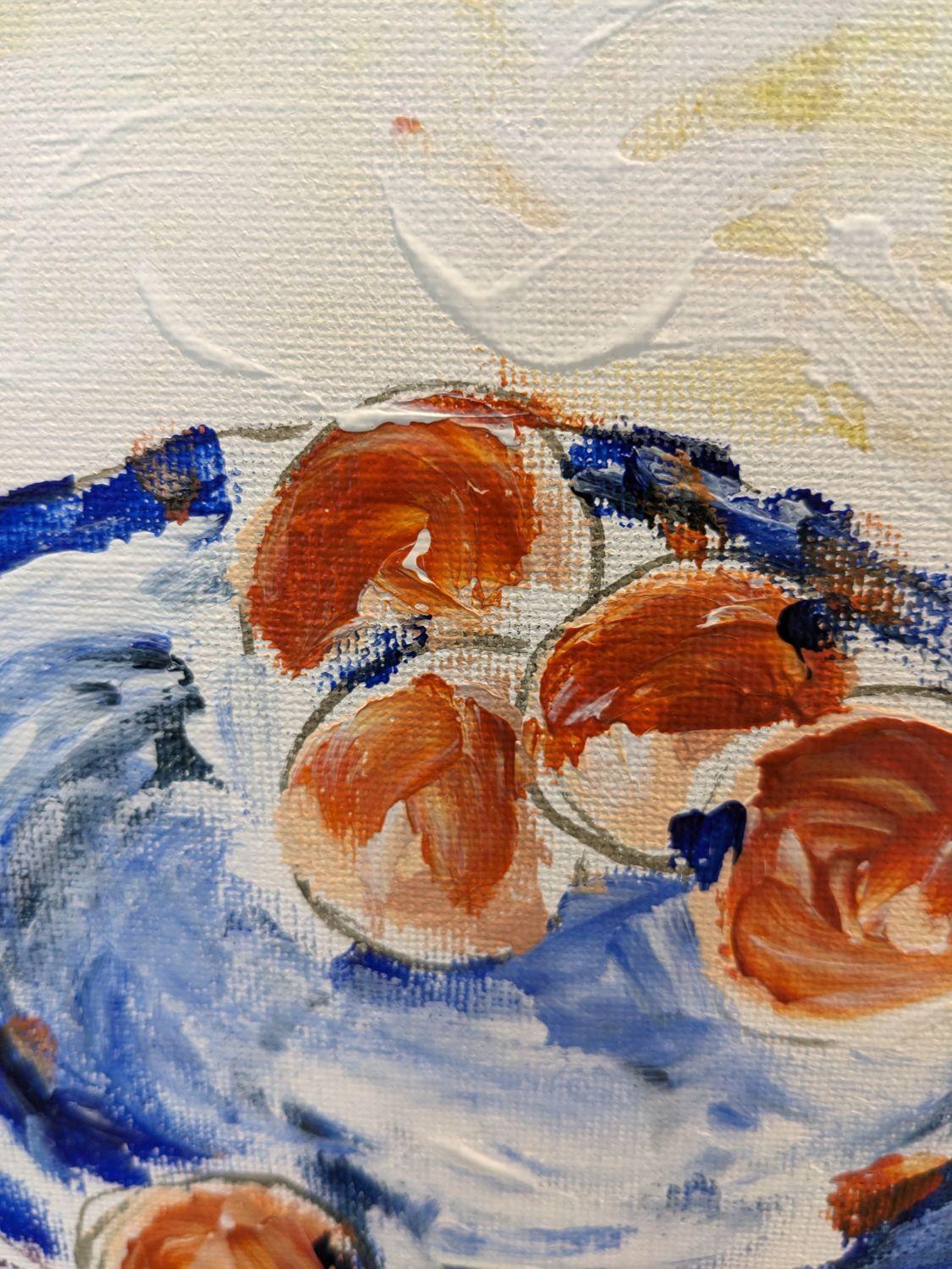 Wine and Biscuits, peinture originale en vente 1