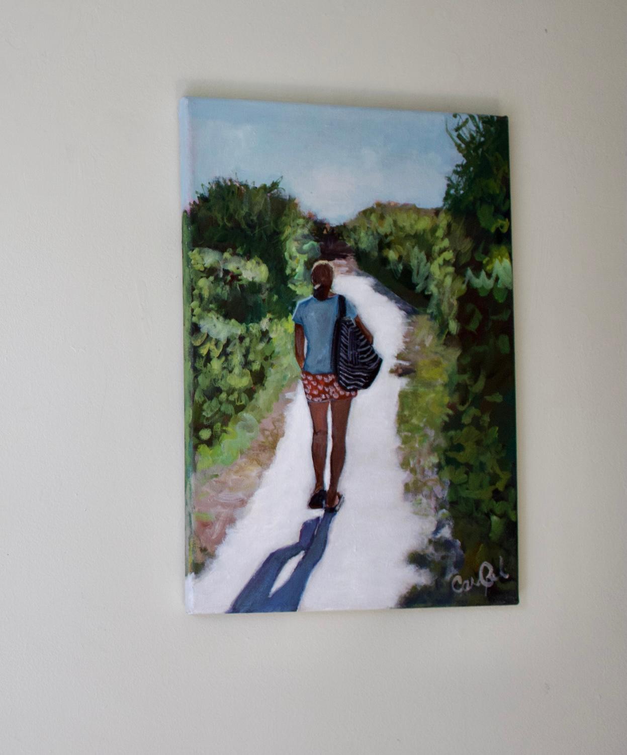 Paseo por la Naturaleza, Pintura Original - Art Impresionista de Carey Parks