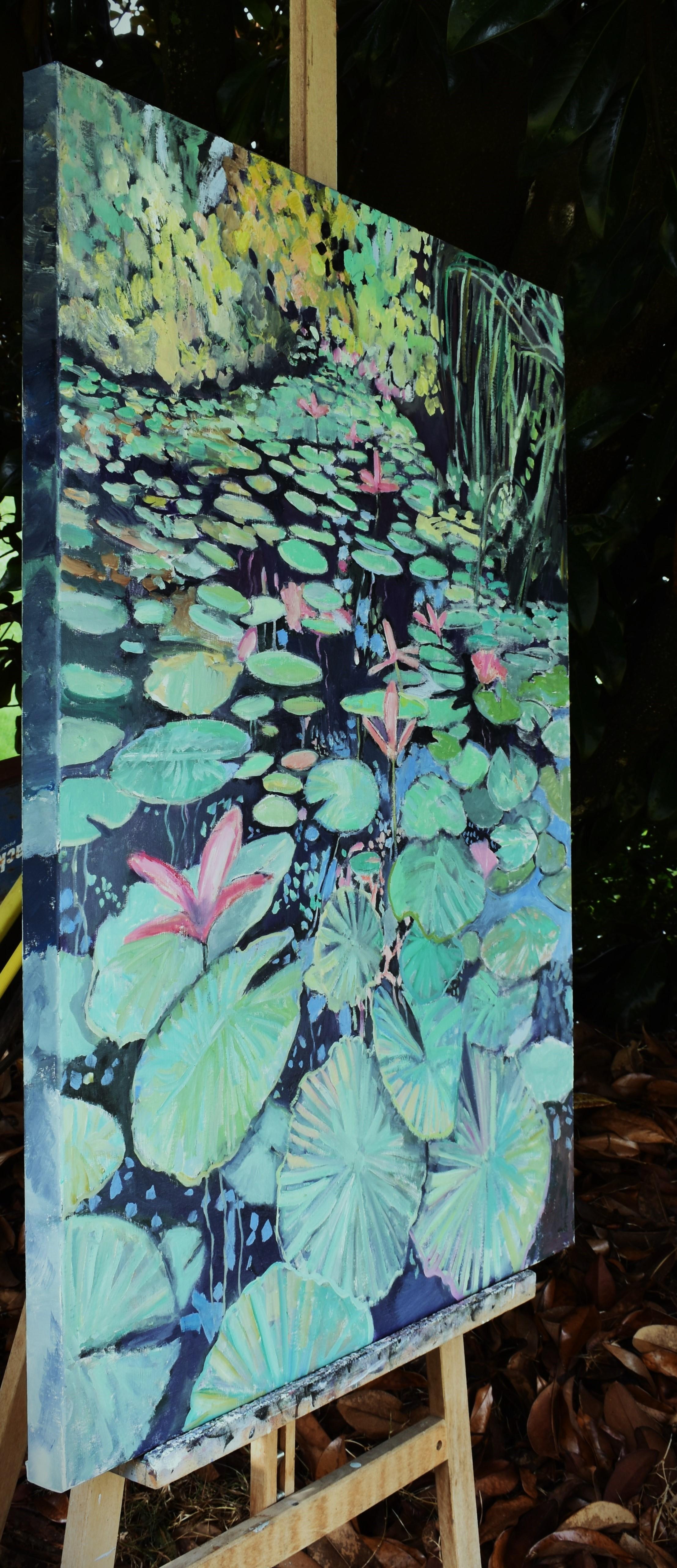 Peinture à l'huile Lily Spa - Painting de Mary Pratt