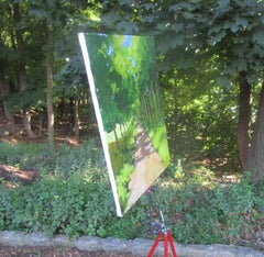 Tree-Lined Path, Original Painting