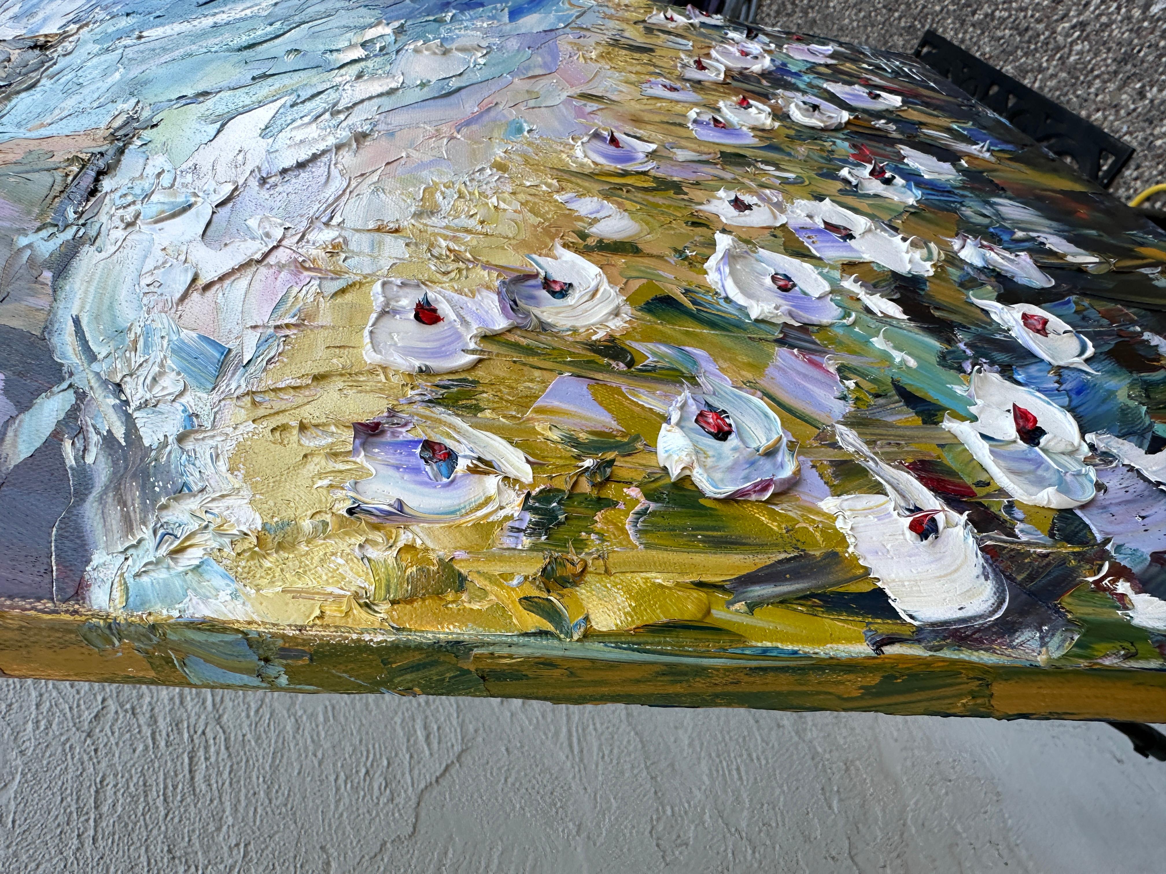 Danza costiera, Pittura a olio - Painting di Lisa Elley