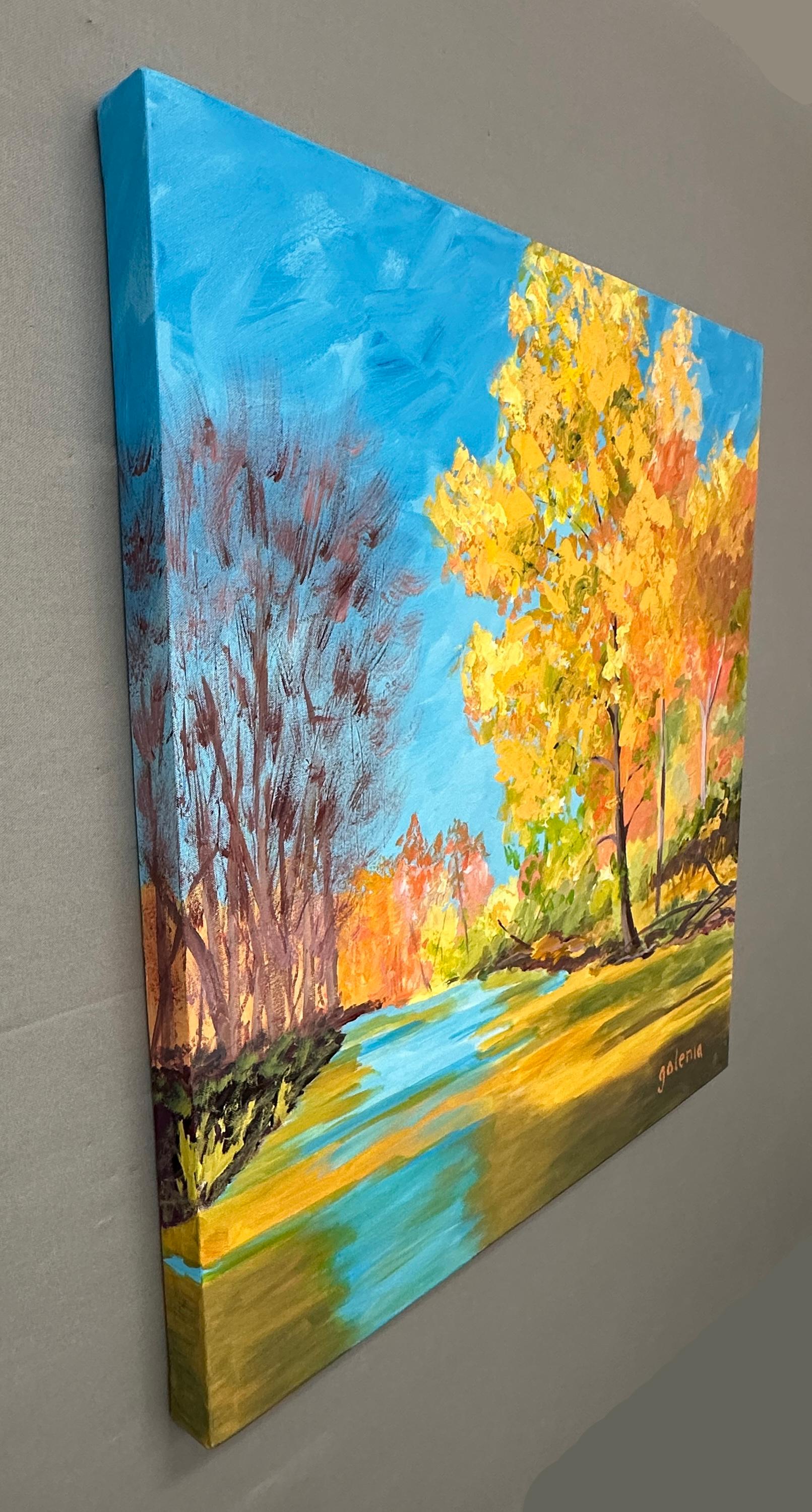 North Carolina Starship, Original Painting - Impressionist Art by JoAnn Golenia
