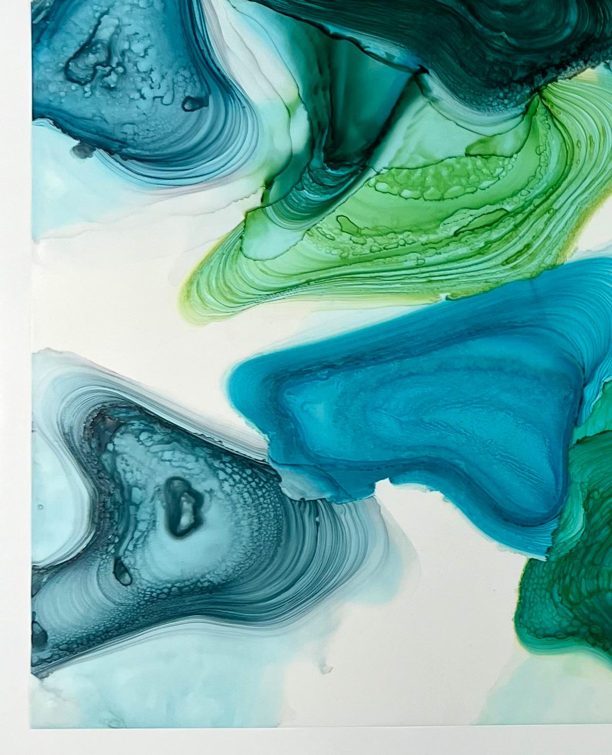 Sirena, Pittura astratta - Art di Eric Wilson