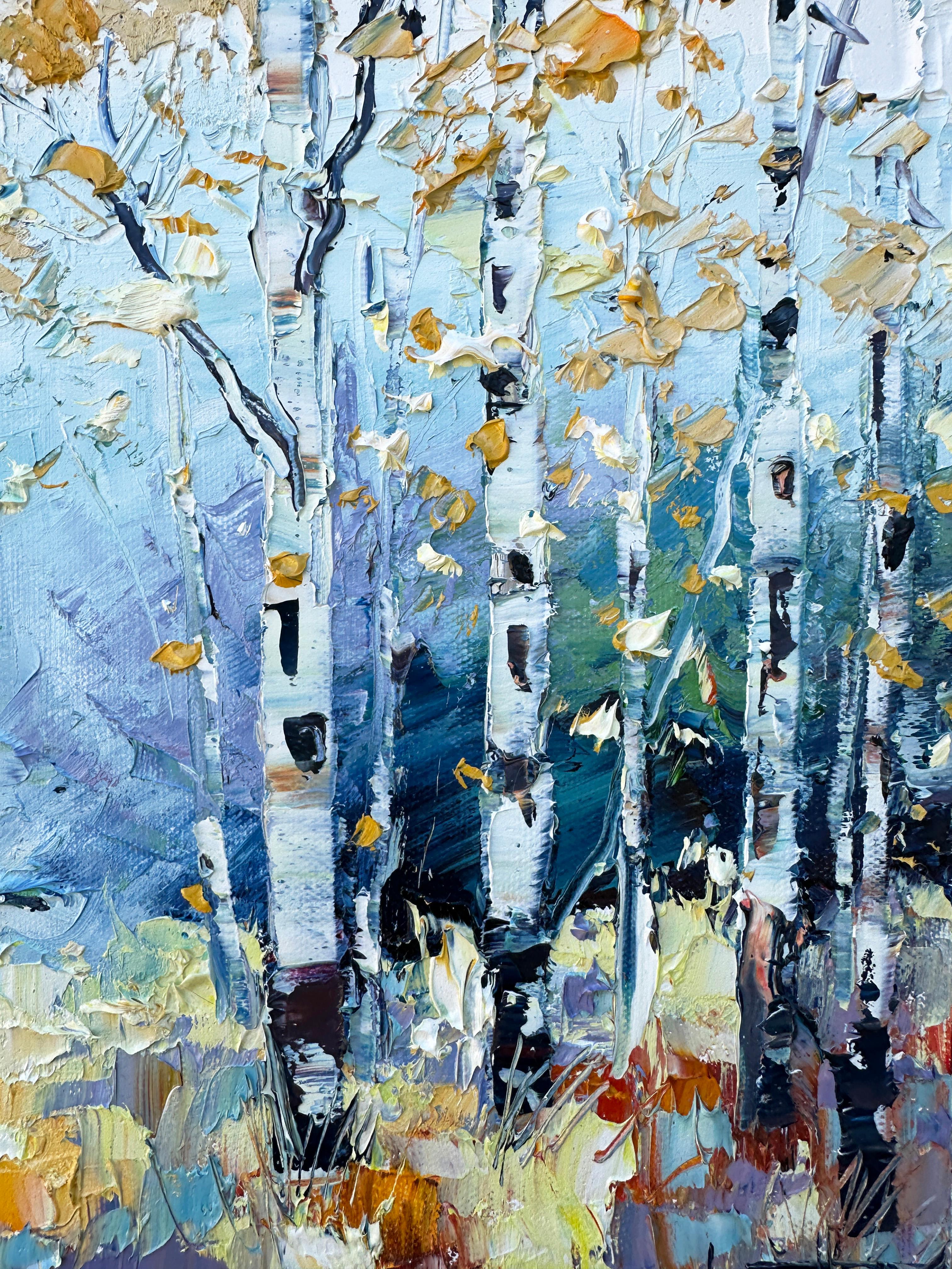 Bosques melancólicos, pintura al óleo en venta 1